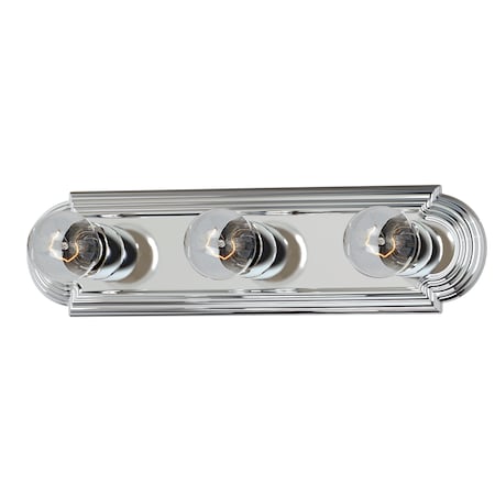 Maxim Lighting Essentials 3-Light 18" Wide Polished Chrome Vanity Light 7123PC